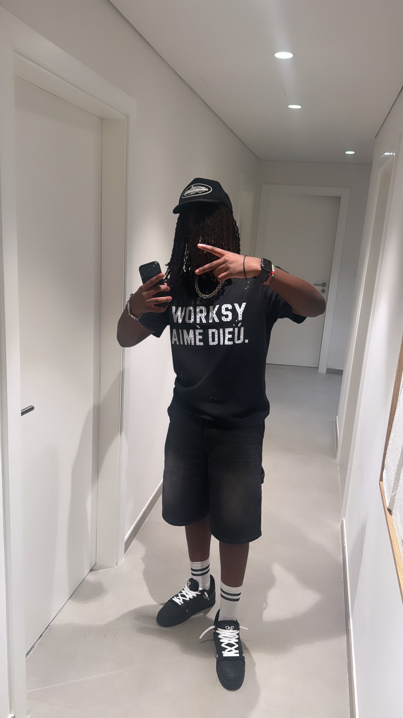 WORKSY AIMÈ DIEU TEE BLACK