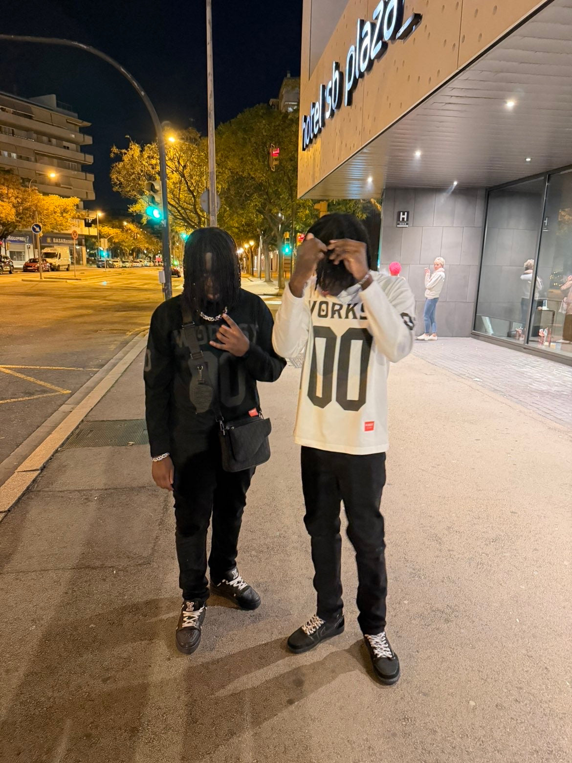 WORKSY “00” WHITE LONG SLEEVE TEE