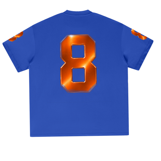 WORKSY “8” BLUE & ORANGE JERSEY