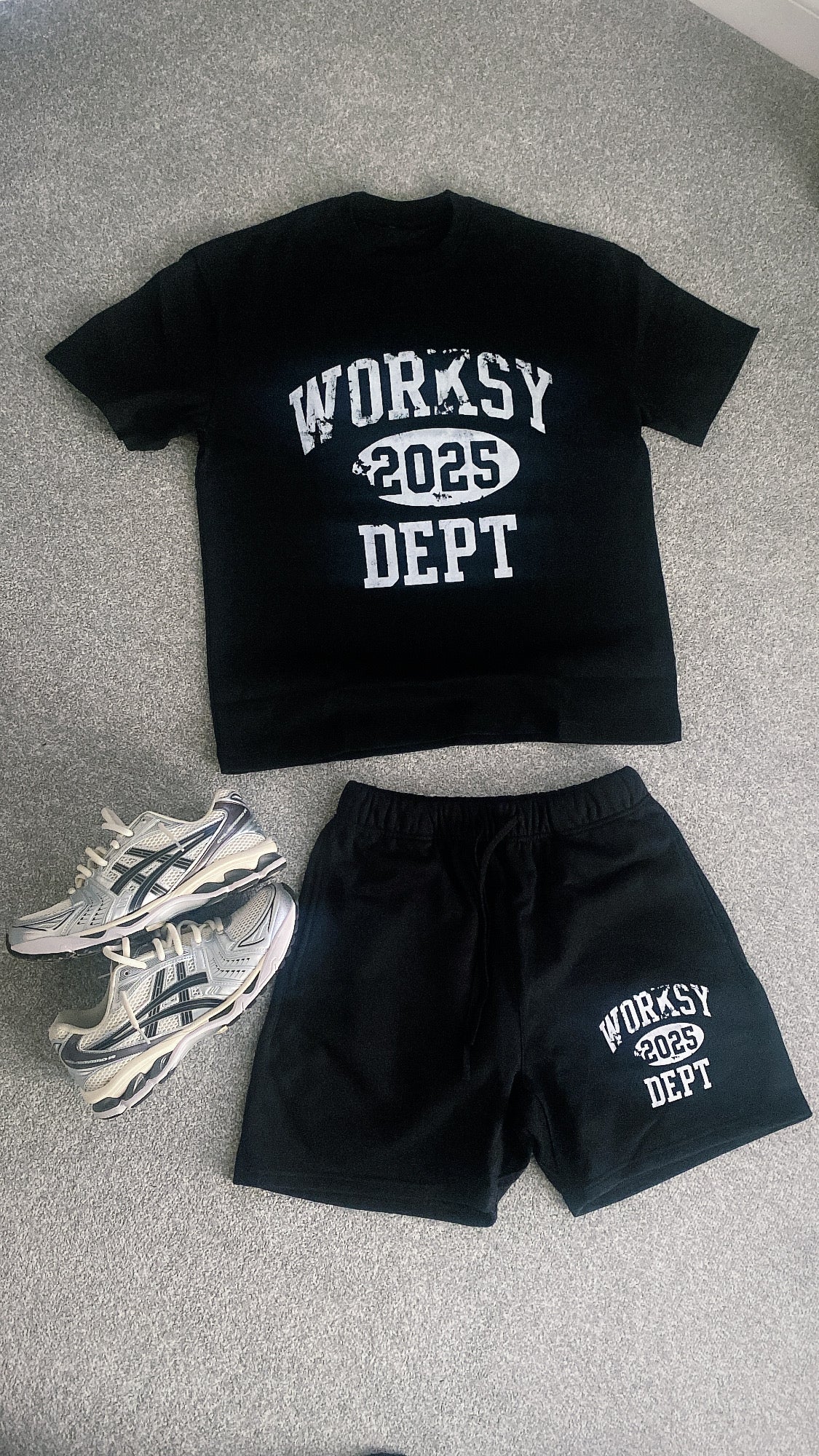 WORKSY DEPT “25” TEE - BLACK
