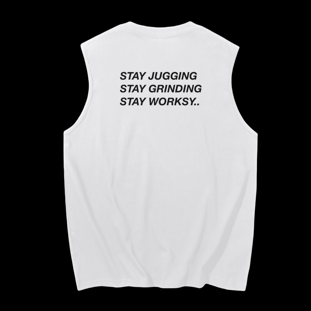 WORKSY STAY GRINDING SLEEVELESS TOPS  (2 PACK)