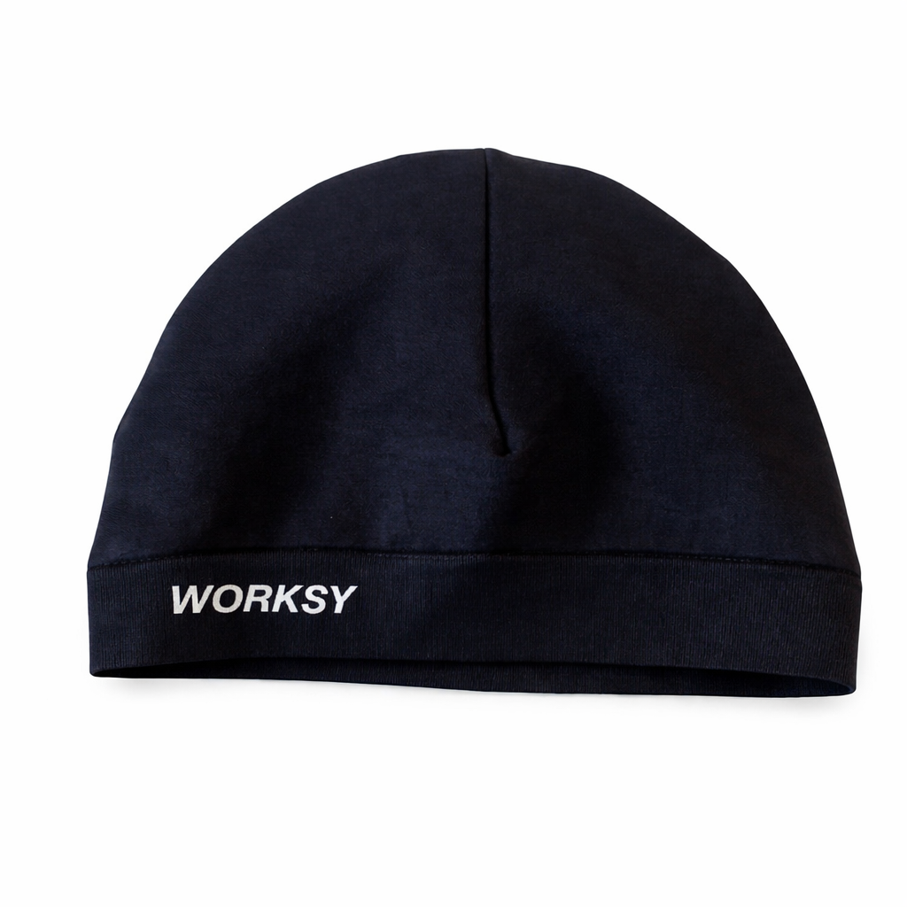 WORKSY - BLACK AND WHITE SKULL CAP