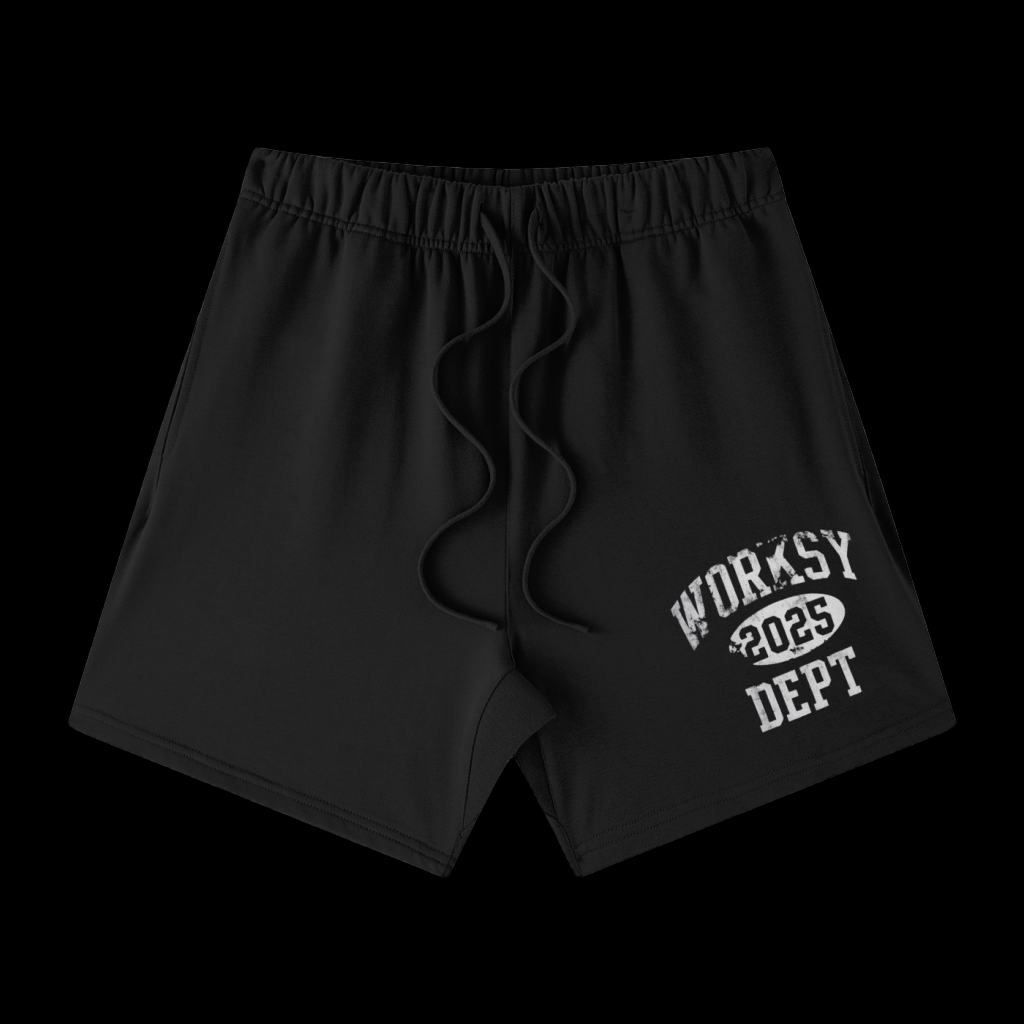 WORKSY DEPT “25” SHORTS - BLACK