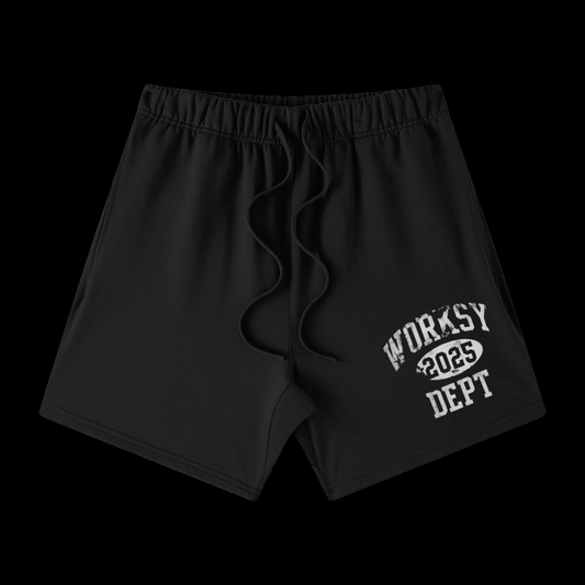 WORKSY DEPT “25” SHORTS - BLACK