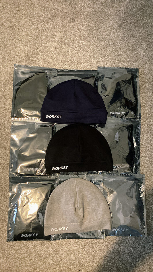WORKSY - BLACK AND WHITE SKULL CAP