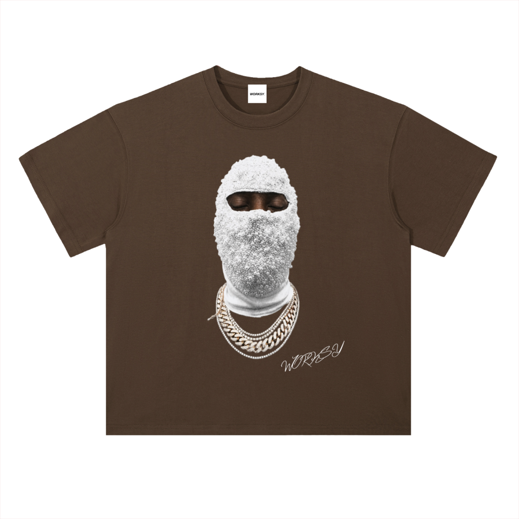 WORKSY BALLY TEE - BROWN